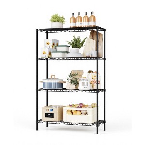 SUGIFT 4-Tier Adjustable Metal Storage Shelf, Heavy-Duty Wire Rack with 440 lbs Capacity - 1 of 4