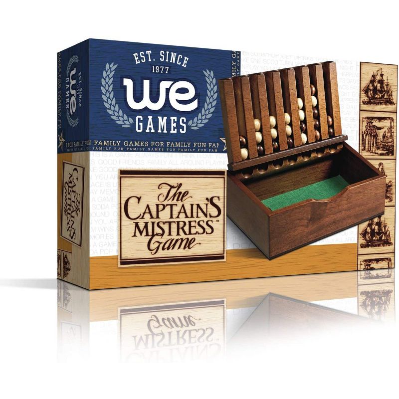 WE Games Wood Captain's Mistress (4-in-a-Row) Connect Game, 5 of 6