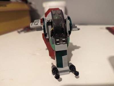 LEGO® Star Wars 75344 Le Vaisseau de Boba Fett Microfighter, Véhicule avec  Figurines, Le Mandalorien blanc - Lego