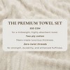 Luxury Cotton Ribbed Texture Towel Set - Great Bay Home. - 4 of 4