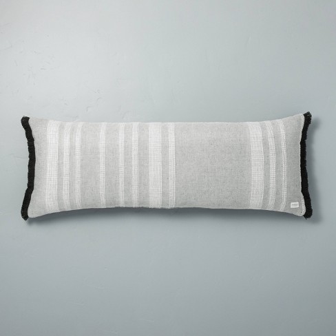 Variegated Stripe Lumbar Throw Pillow - Hearth & Hand™ with Magnolia - image 1 of 4