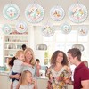 Big Dot of Happiness Let's Be Fairies - Hanging Fairy Garden Birthday Party Tissue Decoration Kit - Paper Fans - Set of 9 - 3 of 4
