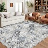 Vintage Distressed Rug, Machine Washable, Non-Slip, Non-Shedding, Foldable Low Pile Carpet for Indoor and Outdoor Use. - 3 of 4