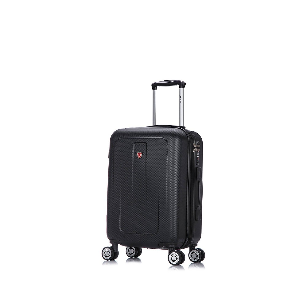 DUKAP Crypto 20'' Lightweight Hardside Spinner Suitcase - Black