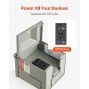 VEVOR Outdoor Electrical Outlet Box, 20 AMP GFCI Receptacle, Electrical Outlet Panel Box with GFCI Protection, IP54 Weatherproof Exterior, Gray - 4 of 4