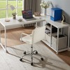 VECELO Rolling Work Chair for Home Office Desk Adjustable Height - 4 of 4