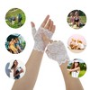 Unique Bargains Women's Half Finger Thin Sunblock Fingerless Gloves 1 Pair - 4 of 4
