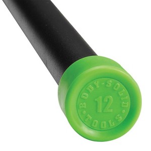 Body-Solid Tools Weighted Cardio Fitness Bar – 12 lb, Green - 1 of 3