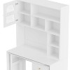 Kumasinova 43" Computer Desk with Drawers&Cabinets,Office Desk with 90° Swivel Top,Standing Desk with Shelves,Gaming Desk for Living/Bed Room - 4 of 4