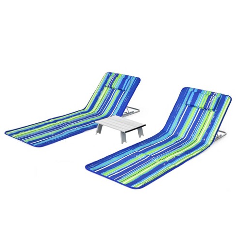 Reclining deals beach mat