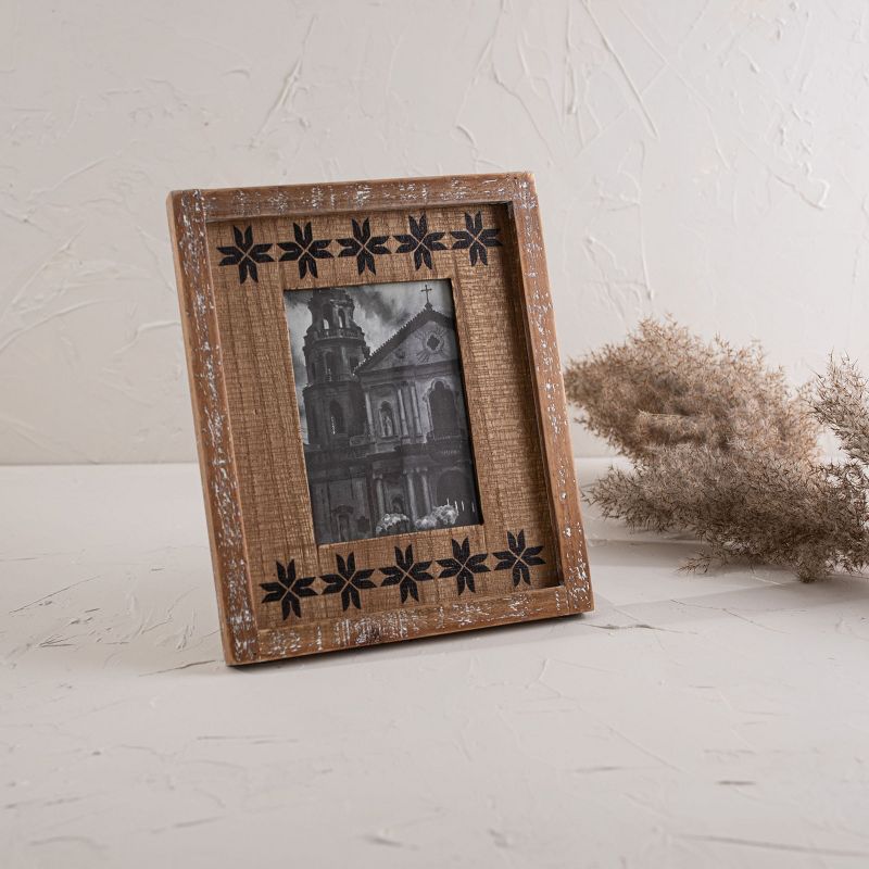 Black Print 5X7 Wood Photo Frame - Foreside Home & Garden, 2 of 8