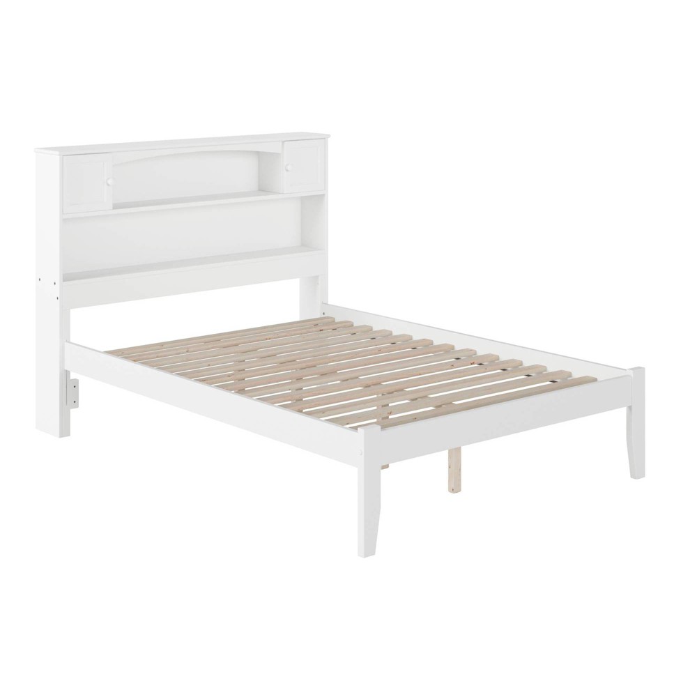 Photos - Bed Frame AFI Full Newport Bed with Open Footboard White  