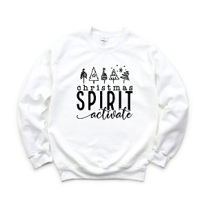 Simply Sage Market Women's Graphic Sweatshirt Christmas Spirit Activate - 1 of 2