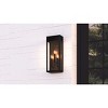 Maren 1-Light Matte Black Outdoor Wall Lantern - 3 of 4