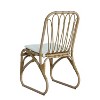 Outdoor PE Wicker Dining Chairs with Washable Cushion Set of 2, Outdoor Rattan chairs for Backyard, Poolside, Garden,Patio - 4 of 4