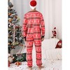 Matching Christmas Onesie, Print One Piece Pajamas, Hooded Holiday Sleepwear Nightwear for Men - 2 of 4