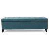 Ridstar 50.75 in. W Versatile Design Rectangle Storage Ottoman with Wood Frame For Entryway, Living Room & Bedroom-Green - 2 of 4