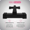 HolaHatha Calf Raise Bar for Leg Exercise, Fitness, and Strengthening Calf Muscles, Non Slip Steel Stretcher for Home Gym Equipment, Black - 4 of 4