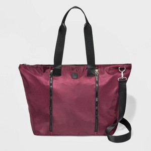 Zip Closure Weekender Bag - JoyLab Burgundy, Women