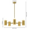 Rennnsan Tavari 26"W Capsule Modern LED Dimmable Chandelier - 3 of 4