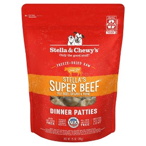 Stella & Chewy's Beef Flavor Freeze-Dried Patties Dry Dog Food - 25oz - 1 of 4