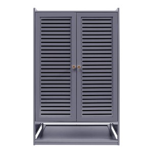 YIYIBYUS 7-Tier Shoe Storage Cabinet Modern Shoe Organizer With 2 Doors - 1 of 4