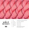 Woolweave Fingering Yarn - Hand Dyed Variegated Yarn - 75% Merino Wool & 25% Polyamide, 438 Yards, 100g - Blush - 2 of 4