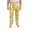 Men's Adult Yellow SpongeBob SquarePants Sleep Pants - 4 of 4