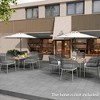 Tangkula Outdoor Patio Umbrella Modern Table Umbrella w/8 Heavy Duty Ribs Sun-proof - 3 of 4
