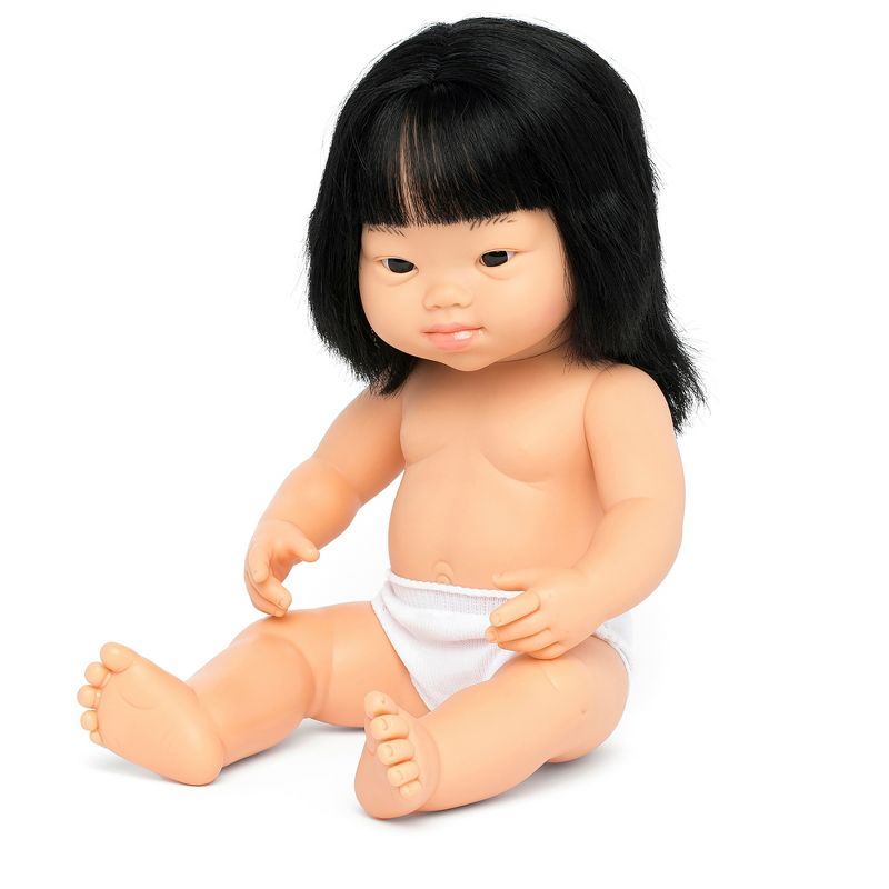 Miniland Educational Anatomically Correct 15" Baby Doll, Down Syndrome Girl, 2 of 4