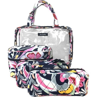 Paaaawaters 4 PC Cosmetic Organizer Large Travel Toiletry Case