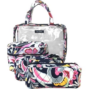 Paaaawaters 4 PC Cosmetic Organizer Large Travel Toiletry Case - 1 of 2
