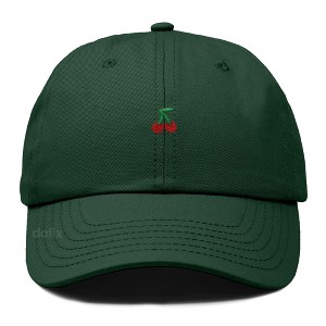 Dalix Lil Cherry Embroidered Cotton Summer Outdoor Baseball Cap Dad Hat Womens - 1 of 4