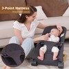 Grungis Ergonomic Baby Bouncer,Portable Foldable Baby Bouncer Seat with 3 Height Adjustments and Natural Vibrations for Babies 0-6 Months - 4 of 4