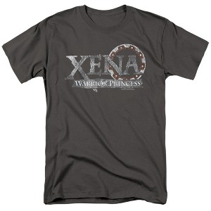 Xena Battered Logo Adult T-Shirt - 1 of 4