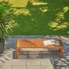 Solhome 5-foot Reddish Brown Tropical Wood Backless Garden Bench M1400 - 2 of 4