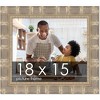 PosterPalooza | 18x15 Wide Bamboo Picture Frame, UV Acrylic, 4 Finishes - Brown, Black, Silver, and Natural - 2 of 4