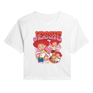Women's - Toy Story 4 - Jessie And Bullseye Cropped Graphic T-Shirt - 1 of 4