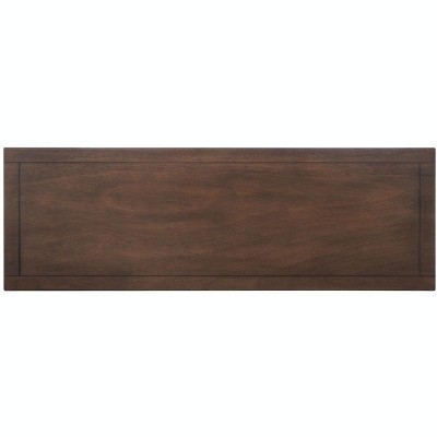 Classic Farmhouse 3-Drawer Warm Brown Storage Bench