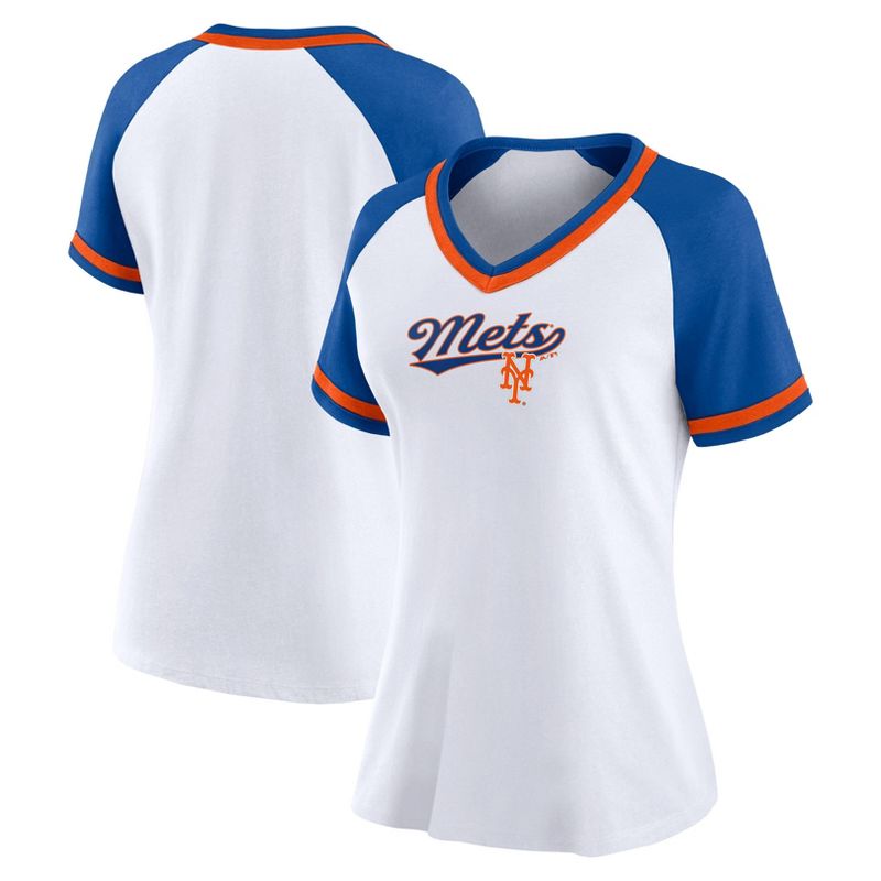 MLB New York Mets Women&#39;s Jersey T-Shirt, 1 of 4