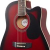Jameson 41-Inch Full-Size Acoustic Electric Guitar with Thinline Cutaway Design - Includes Gig Bag and Accessories - 4 of 4