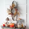 GlasFlength Wall Art Metal Wall Art with Grid Pattern Decorative Wall Sculpture Wall Art Decoration for Living Room, Silver, 12.4"*3.1"*37.4" - 3 of 4