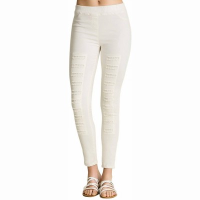 Women's High Waist Distressed Jeggings - umgee