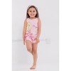 Disney Princess Rapunzel Ariel Belle Jasmine Aurora Baby Girls Snap Romper and Headband Newborn to Toddler - 2 of 4