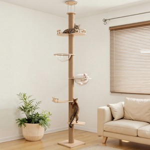 GOTGELIF Floor-to-Ceiling Adjustable 106-113