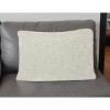HomeRoots 14" X 20" White Fabric Throw Pillow - 2 of 3