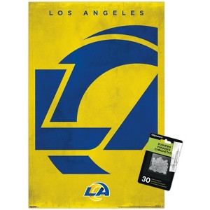Trends International NFL Los Angeles Rams - Logo 25 Unframed Wall Poster Prints - 1 of 4