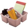 Teacher Created Resources® Plastic Storage Caddy, Light Mauve, Pack of 6 - 4 of 4