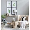 Gulches Set of 4 Botanical Black and White Fern Wall Art - Elegant Home Decor - 3 of 4