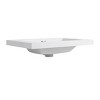 ChicFurnit Bathroom Sinks With Sleek Design And Durable Nonporous Surface Minimalist Lines For Contemporary Homes, White, 29.5"*19.7"*7.3" - 3 of 4
